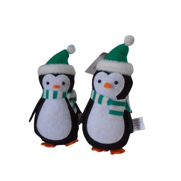Felt Penguins and Reindeer Christmas Tree Ornaments Plush Decorations - Picture 4 of 7